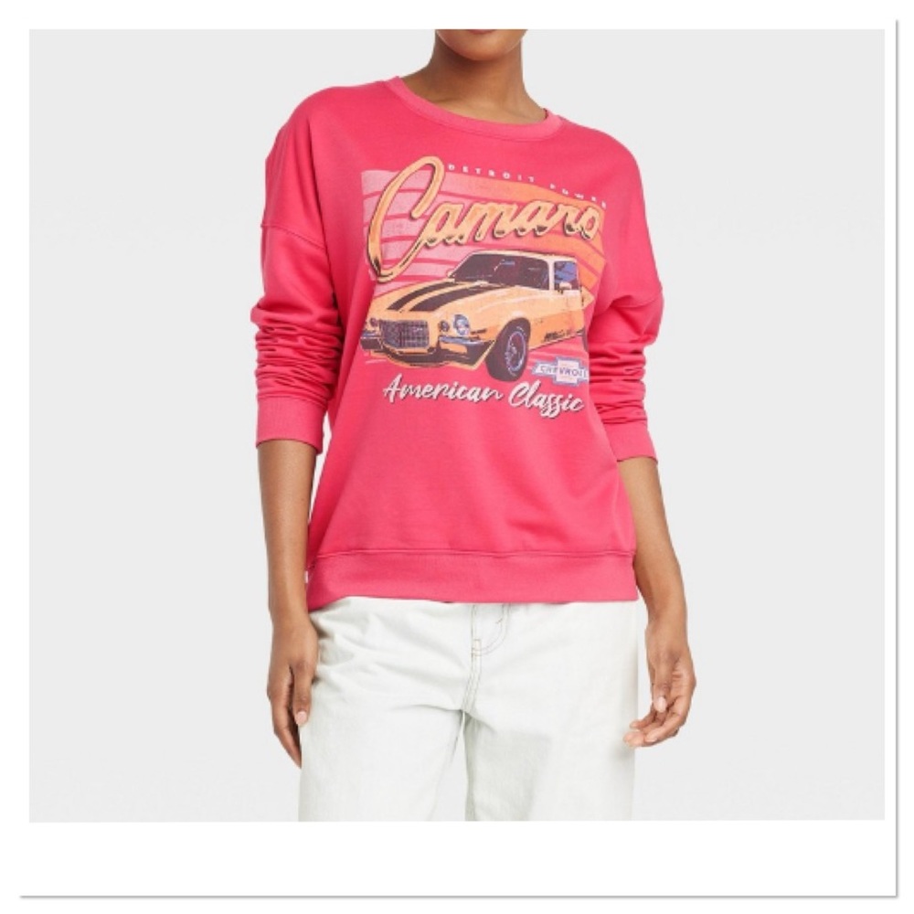 Women’s Camaro Graphic Sweatshirt General Motors NWT